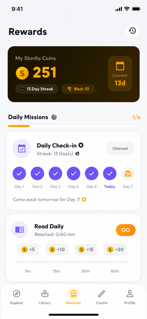 Rewards Feed